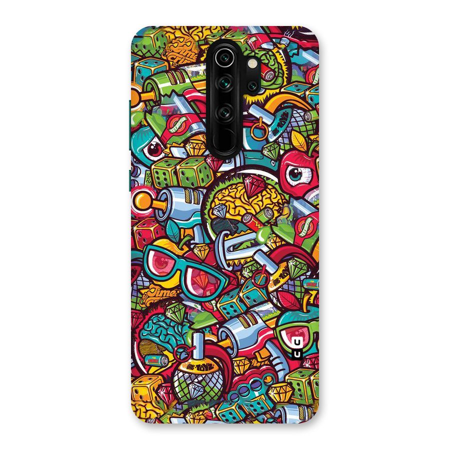 Retro Diamond Design Back Case for Redmi Note 8 Pro