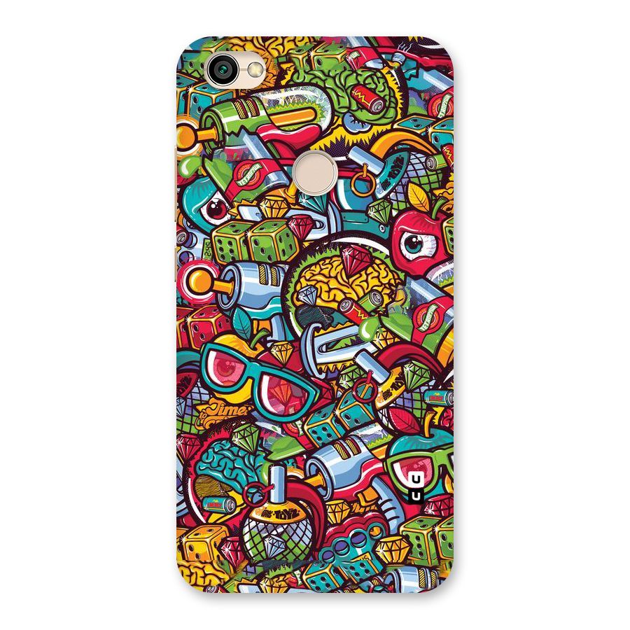 Retro Diamond Design Back Case for Redmi Y1 2017