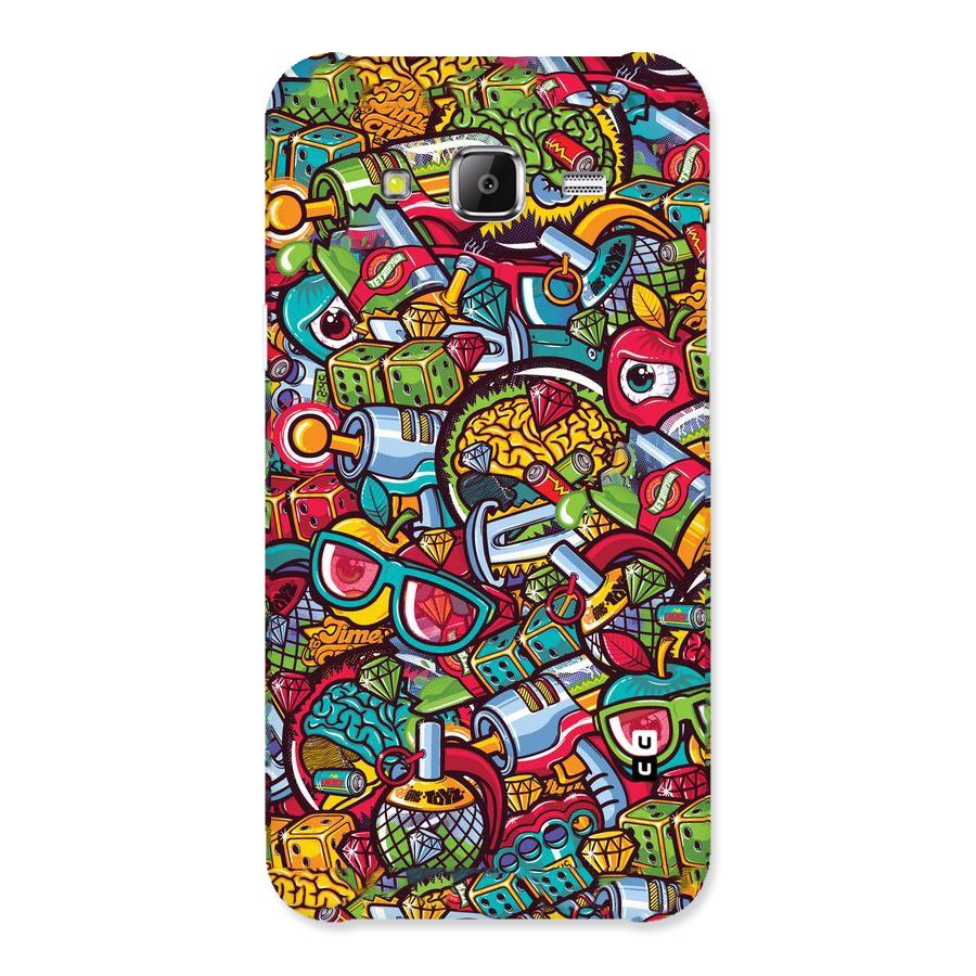 Retro Diamond Design Back Case for Samsung Galaxy J2 Prime