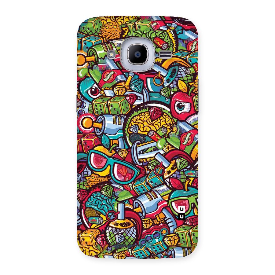 Retro Diamond Design Back Case for Samsung Galaxy J2 Pro