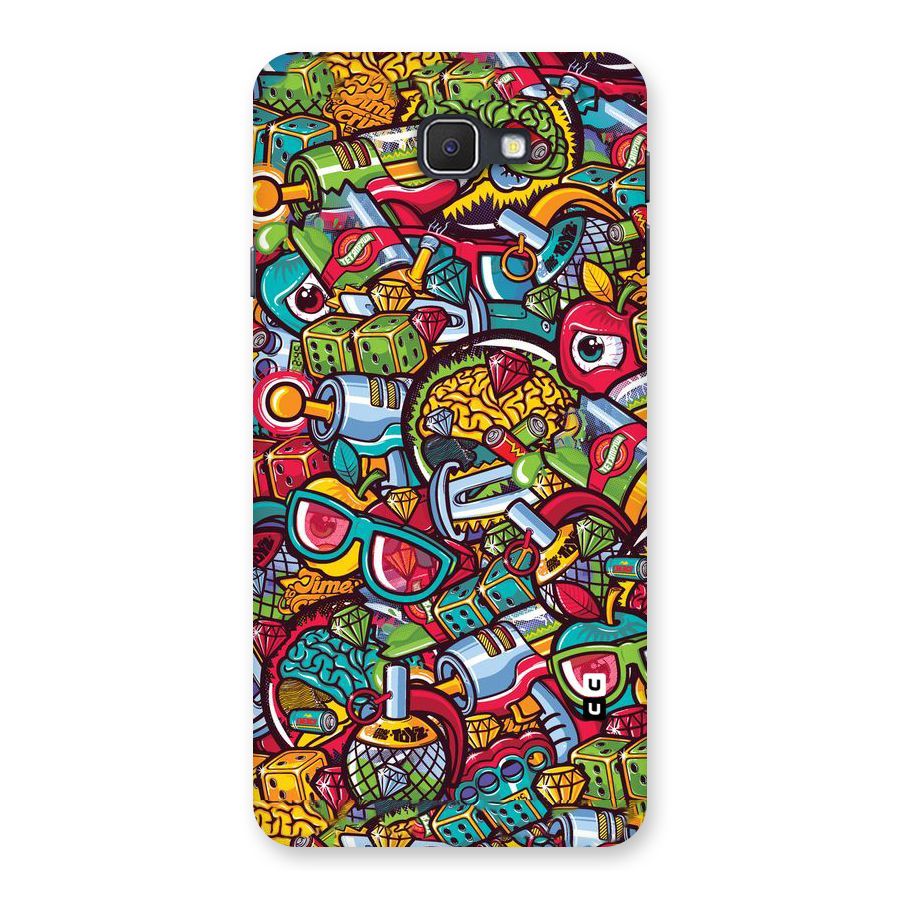 Retro Diamond Design Back Case for Samsung Galaxy J7 Prime
