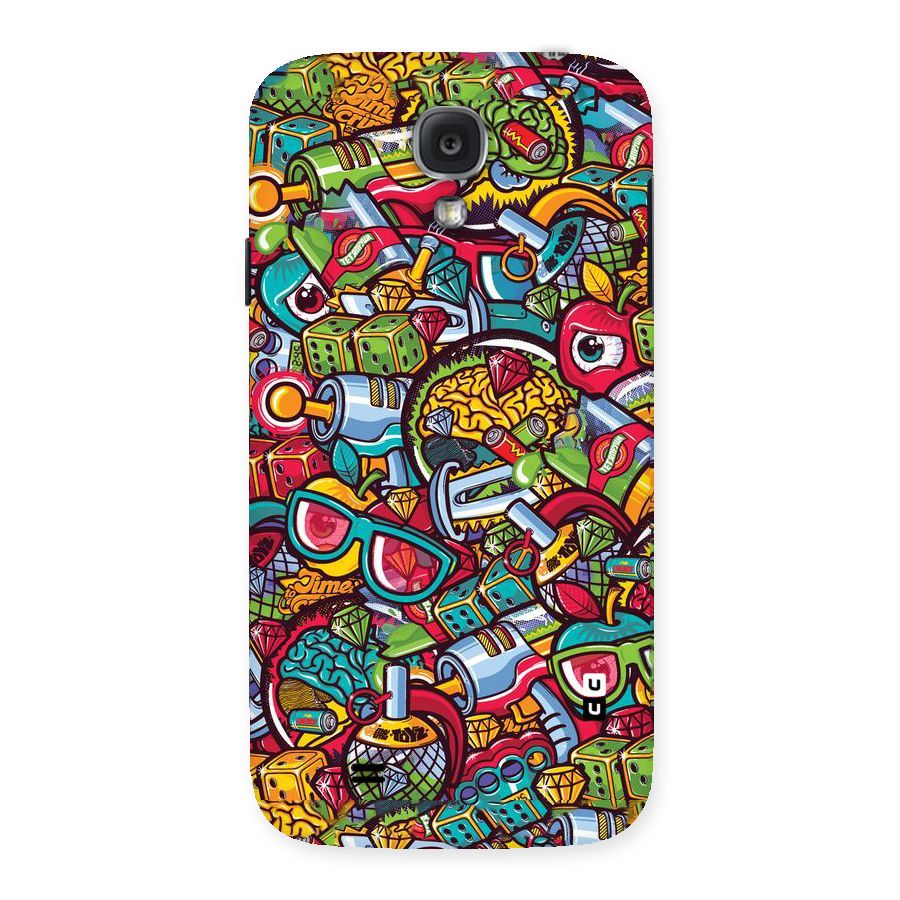 Retro Diamond Design Back Case for Samsung Galaxy S4