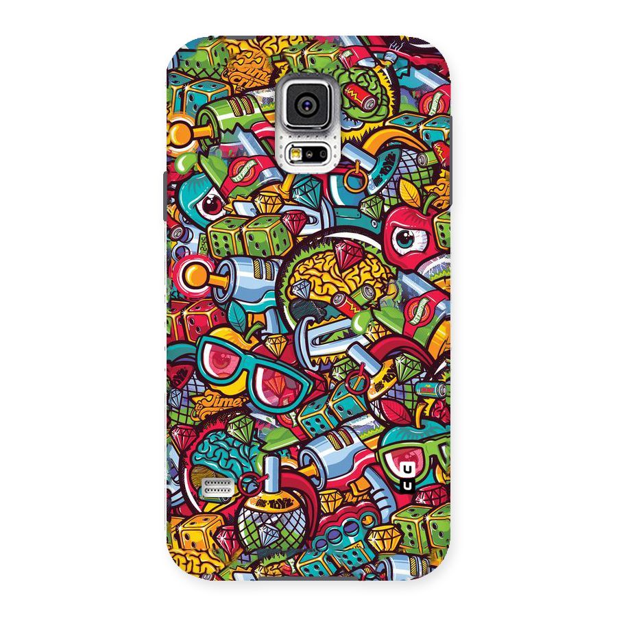 Retro Diamond Design Back Case for Samsung Galaxy S5