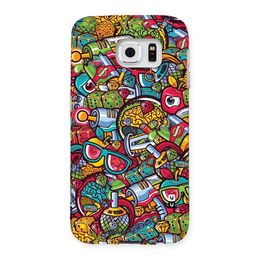 Retro Diamond Design Back Case for Samsung Galaxy S6
