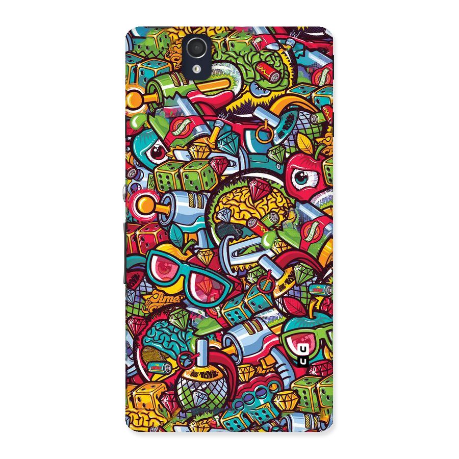Retro Diamond Design Back Case for Sony Xperia Z