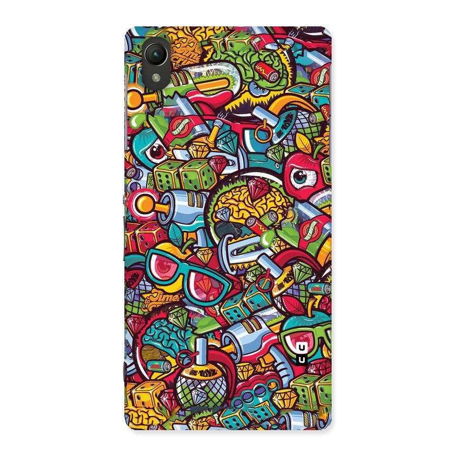Retro Diamond Design Back Case for Sony Xperia Z2
