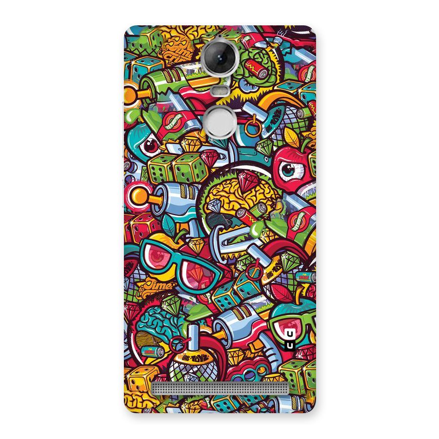Retro Diamond Design Back Case for Vibe K5 Note