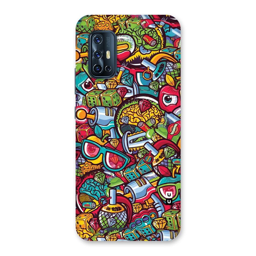 Retro Diamond Design Back Case for Vivo V17
