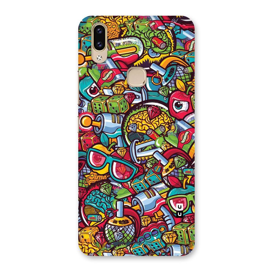 Retro Diamond Design Back Case for Vivo V9 Youth