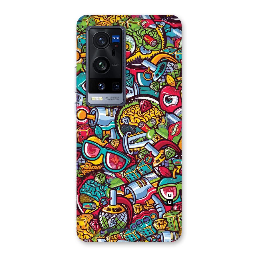 Retro Diamond Design Back Case for Vivo X60 Pro Plus