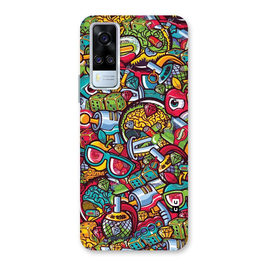 Retro Diamond Design Back Case for Vivo Y31