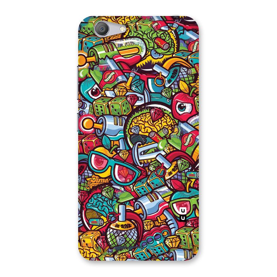 Retro Diamond Design Back Case for Vivo Y53