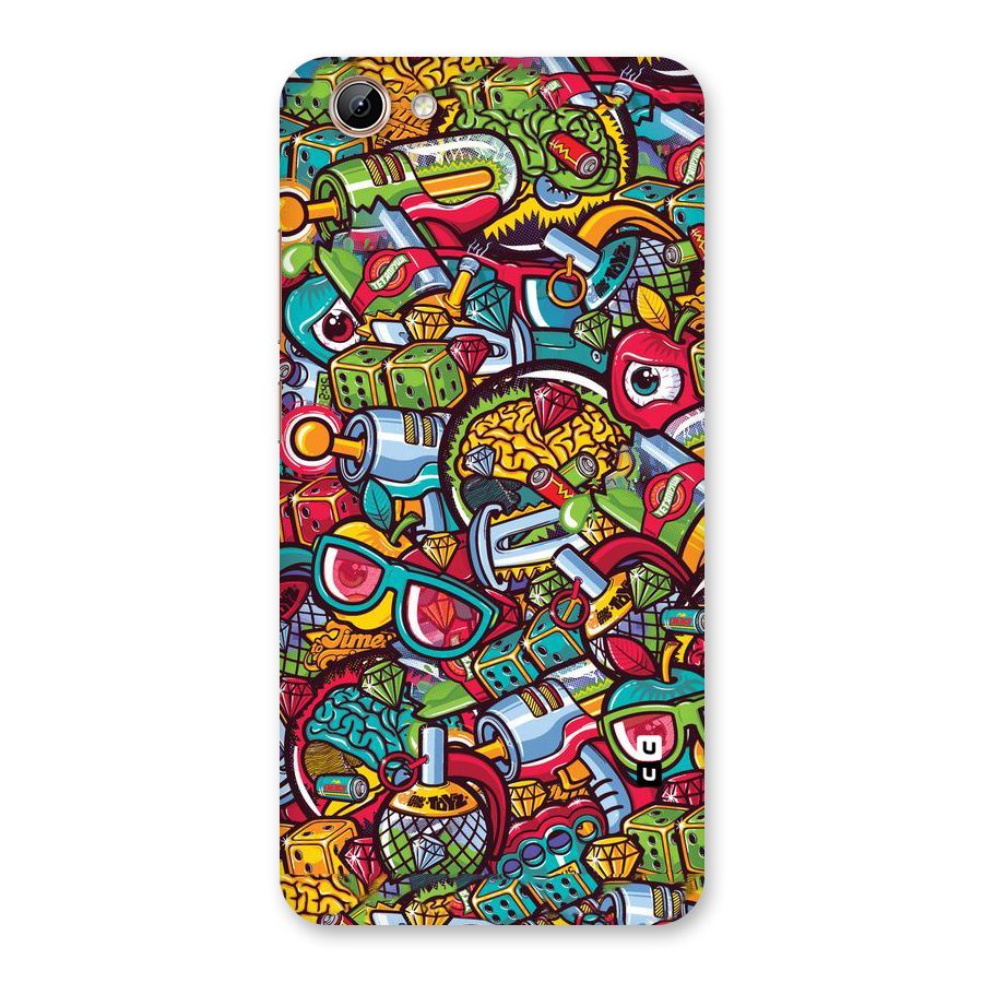 Retro Diamond Design Back Case for Vivo Y71