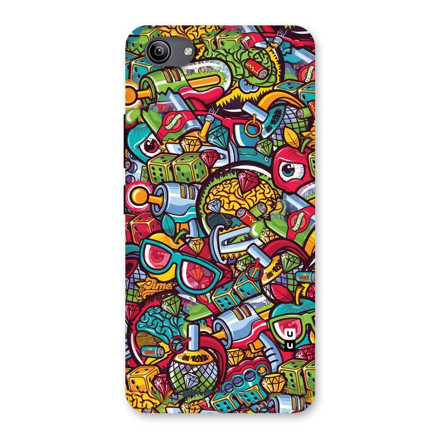 Retro Diamond Design Back Case for Vivo Y81i
