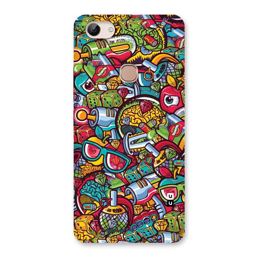 Retro Diamond Design Back Case for Vivo Y83