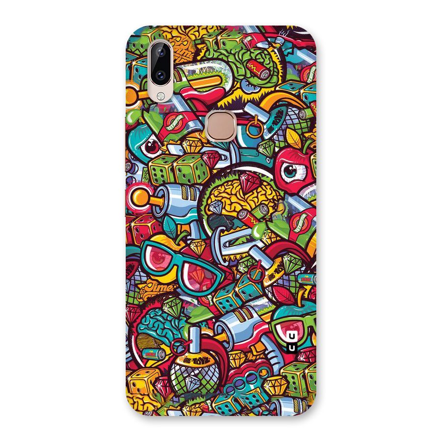 Retro Diamond Design Back Case for Vivo Y83 Pro