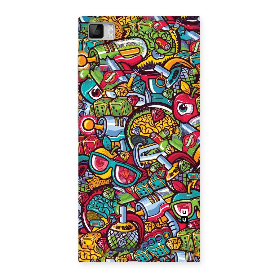 Retro Diamond Design Back Case for Xiaomi Mi3