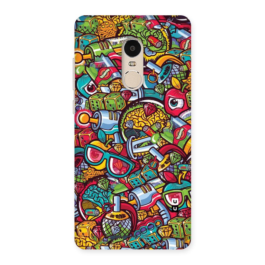 Retro Diamond Design Back Case for Xiaomi Redmi Note 4