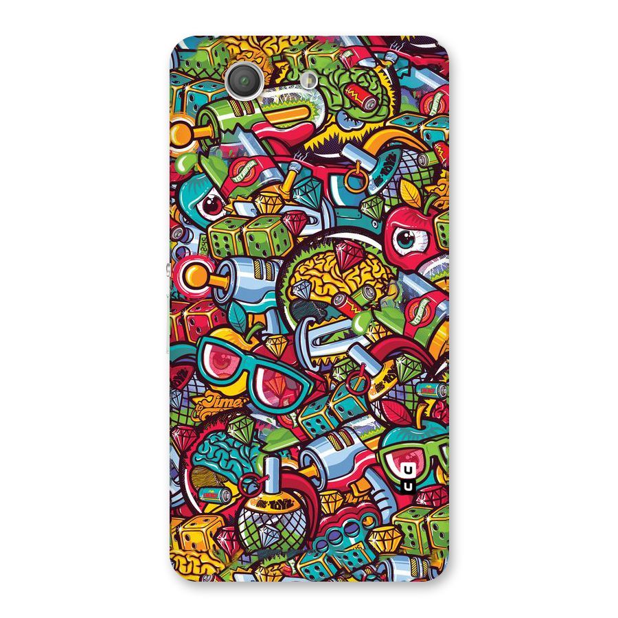 Retro Diamond Design Back Case for Xperia Z3 Compact