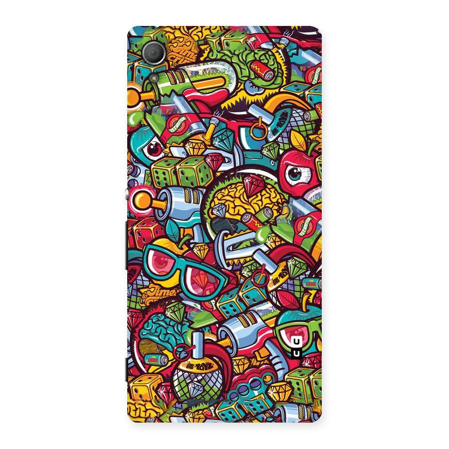 Retro Diamond Design Back Case for Xperia Z3 Plus