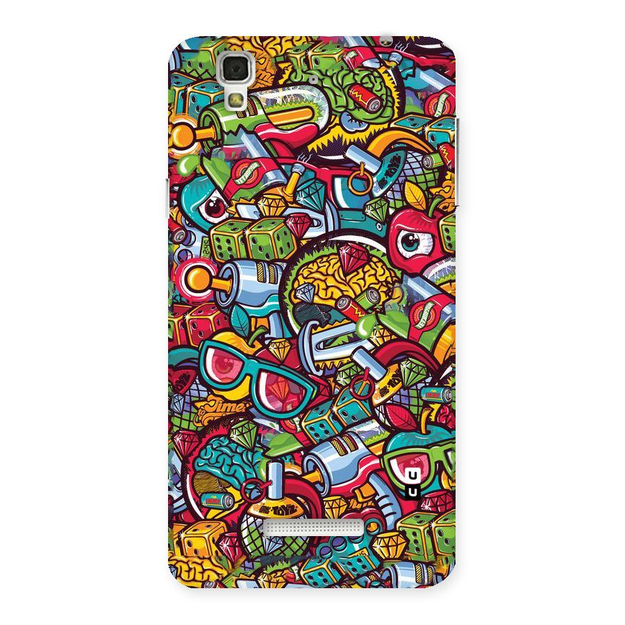 Retro Diamond Design Back Case for YU Yureka Plus