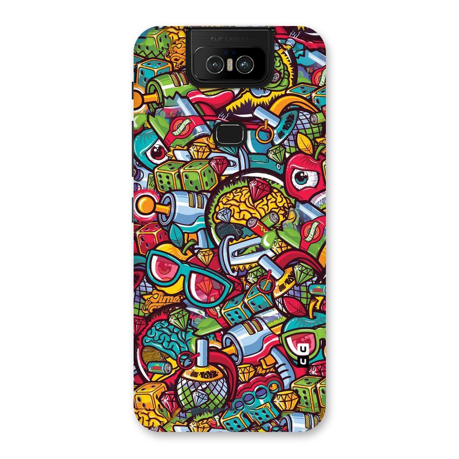 Retro Diamond Design Back Case for Zenfone 6z