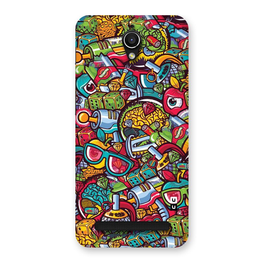 Retro Diamond Design Back Case for Zenfone Go