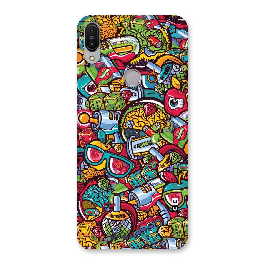 Retro Diamond Design Back Case for Zenfone Max Pro M1