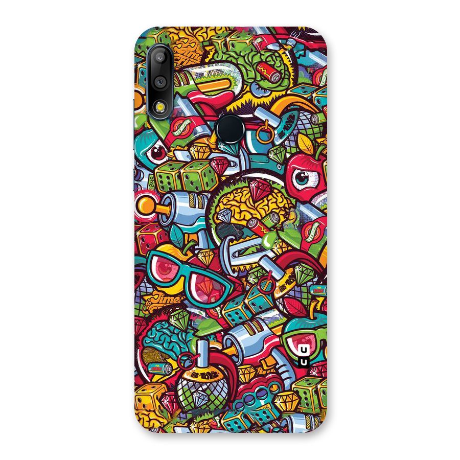 Retro Diamond Design Back Case for Zenfone Max Pro M2