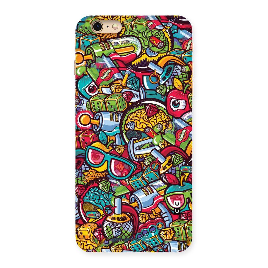 Retro Diamond Design Back Case for iPhone 6 Plus 6S Plus