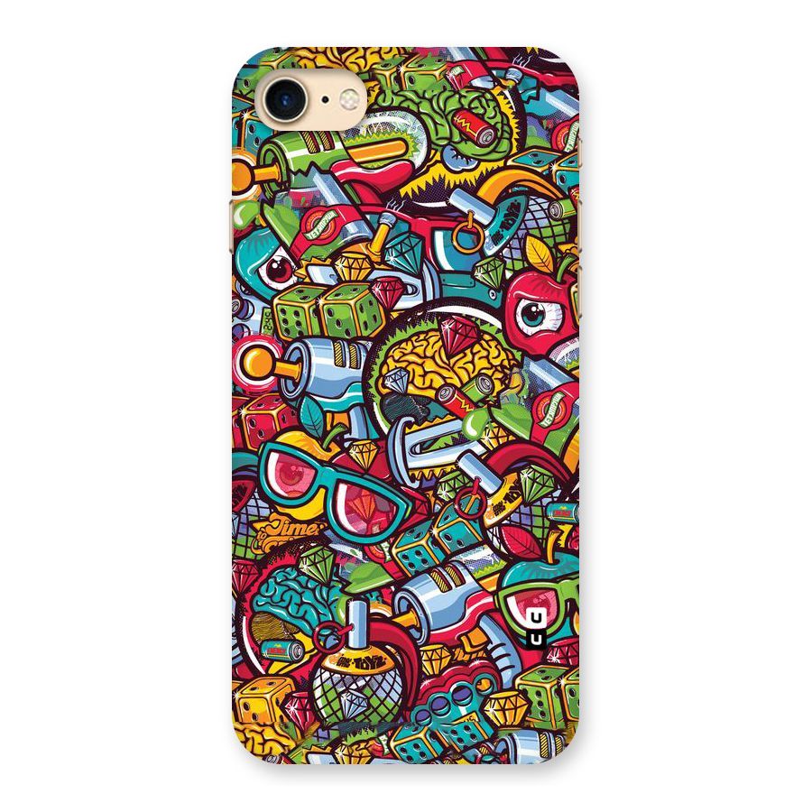 Retro Diamond Design Back Case for iPhone 7