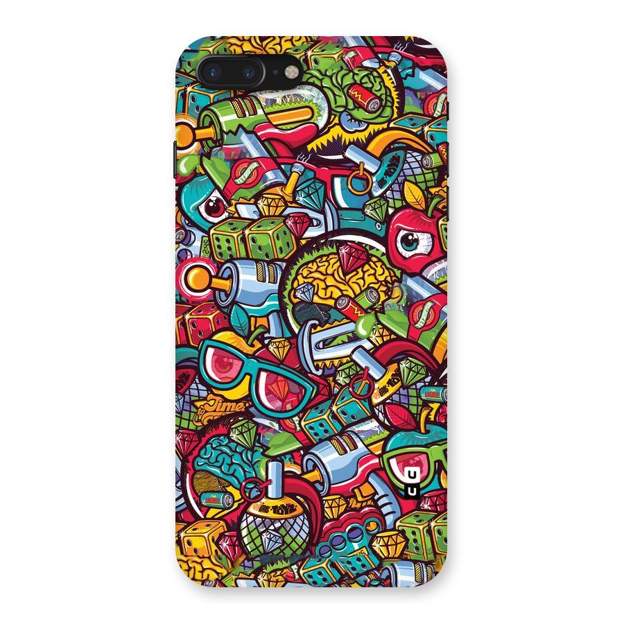 Retro Diamond Design Back Case for iPhone 7 Plus