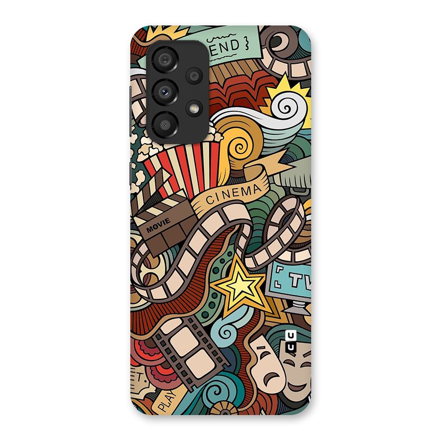 Retro Doodle Art Back Case for Galaxy A33 5G