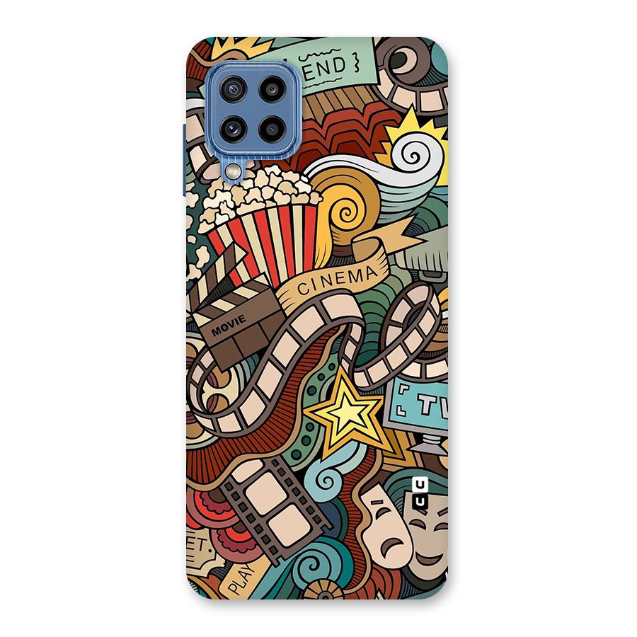 Retro Doodle Art Back Case for Galaxy M32