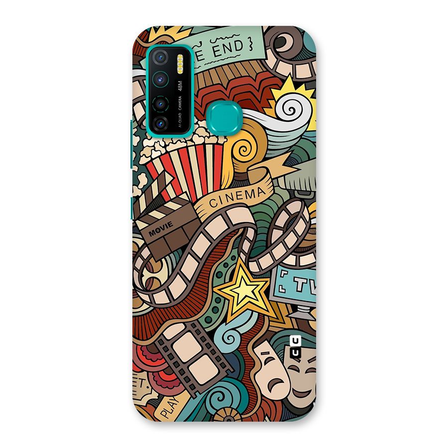 Retro Doodle Art Back Case for Infinix Hot 9 Pro