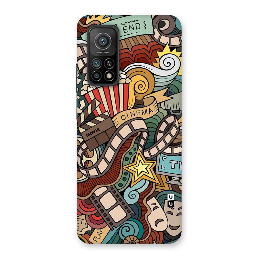 Retro Doodle Art Back Case for Mi 10T Pro 5G