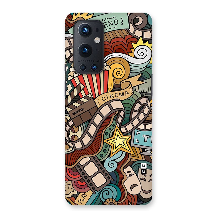 Retro Doodle Art Back Case for OnePlus 9 Pro