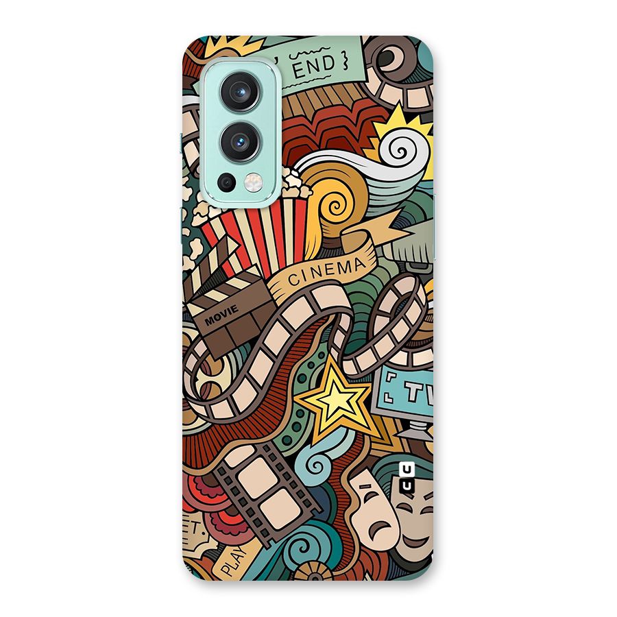 Retro Doodle Art Back Case for OnePlus Nord 2 5G