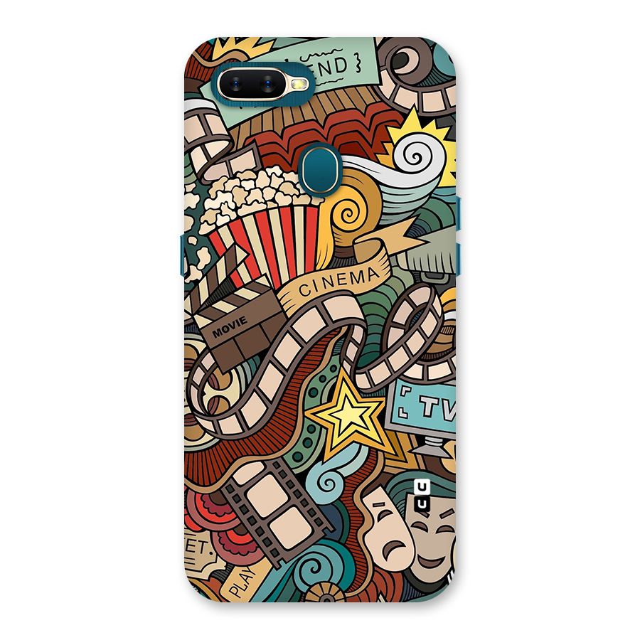 Retro Doodle Art Back Case for Oppo A11k