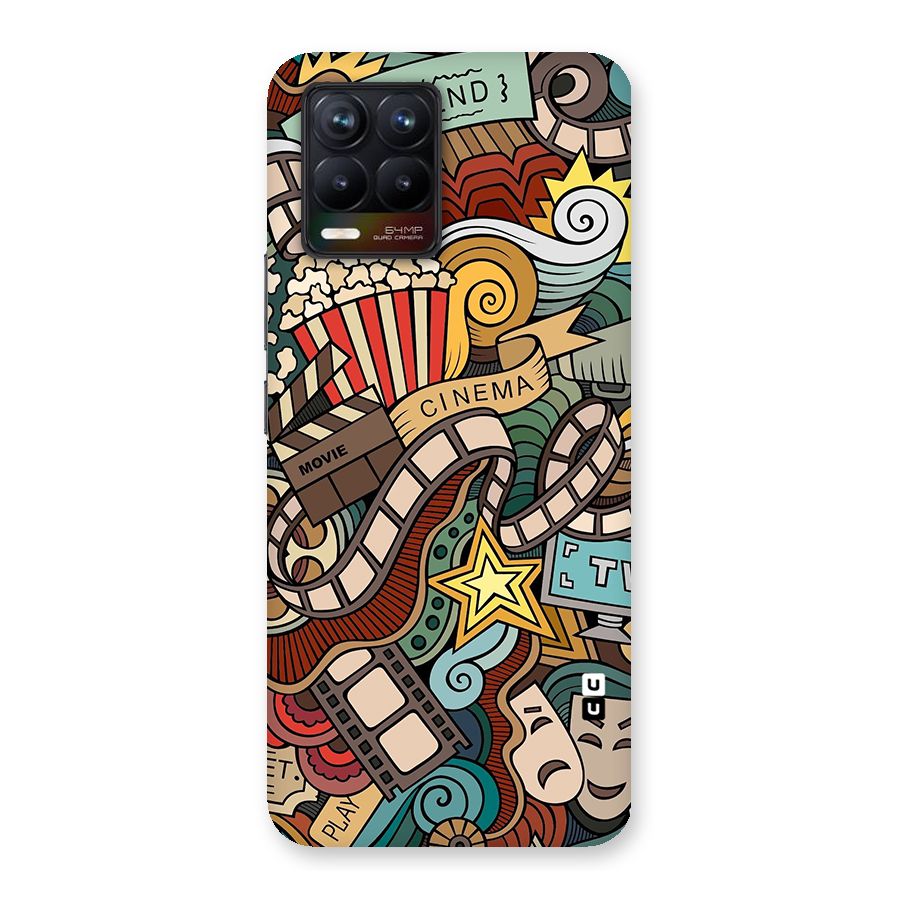 Retro Doodle Art Back Case for Realme 8