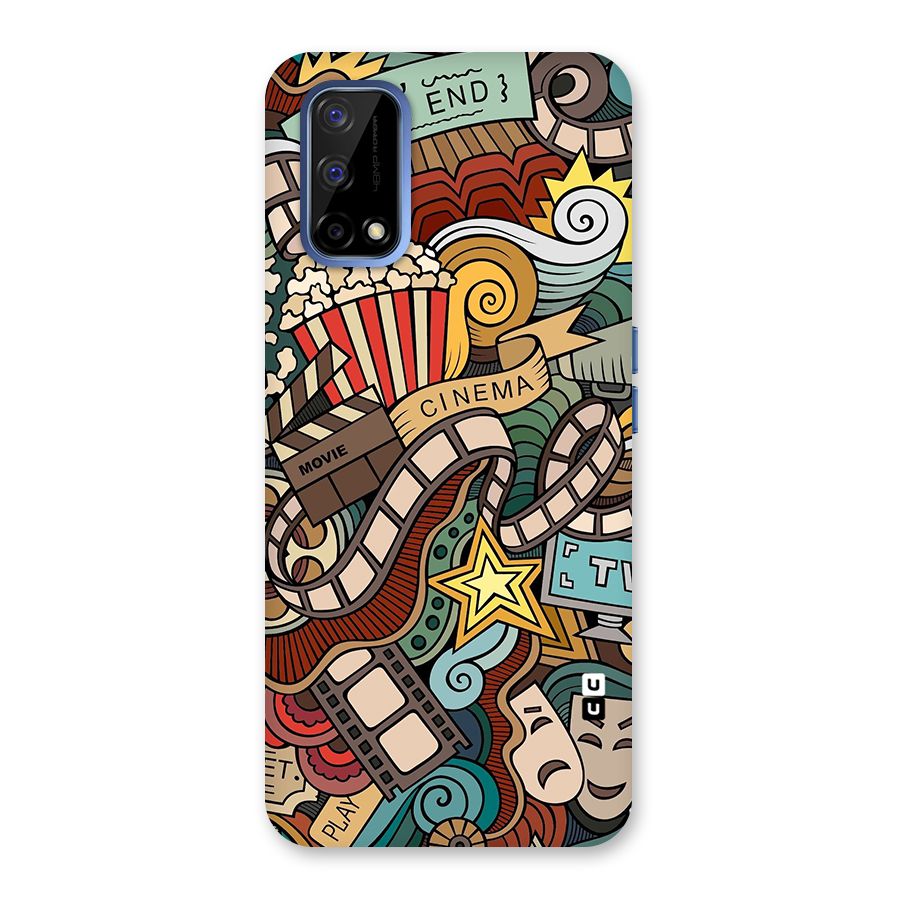 Retro Doodle Art Back Case for Realme Narzo 30 Pro