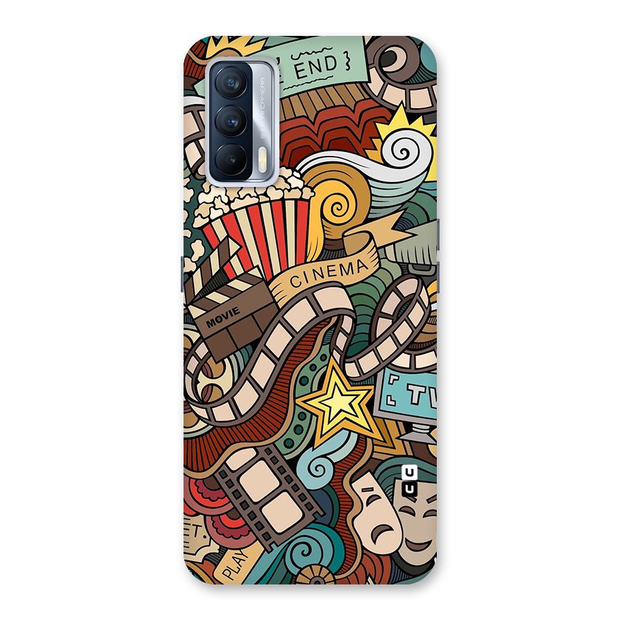 Retro Doodle Art Back Case for Realme X7