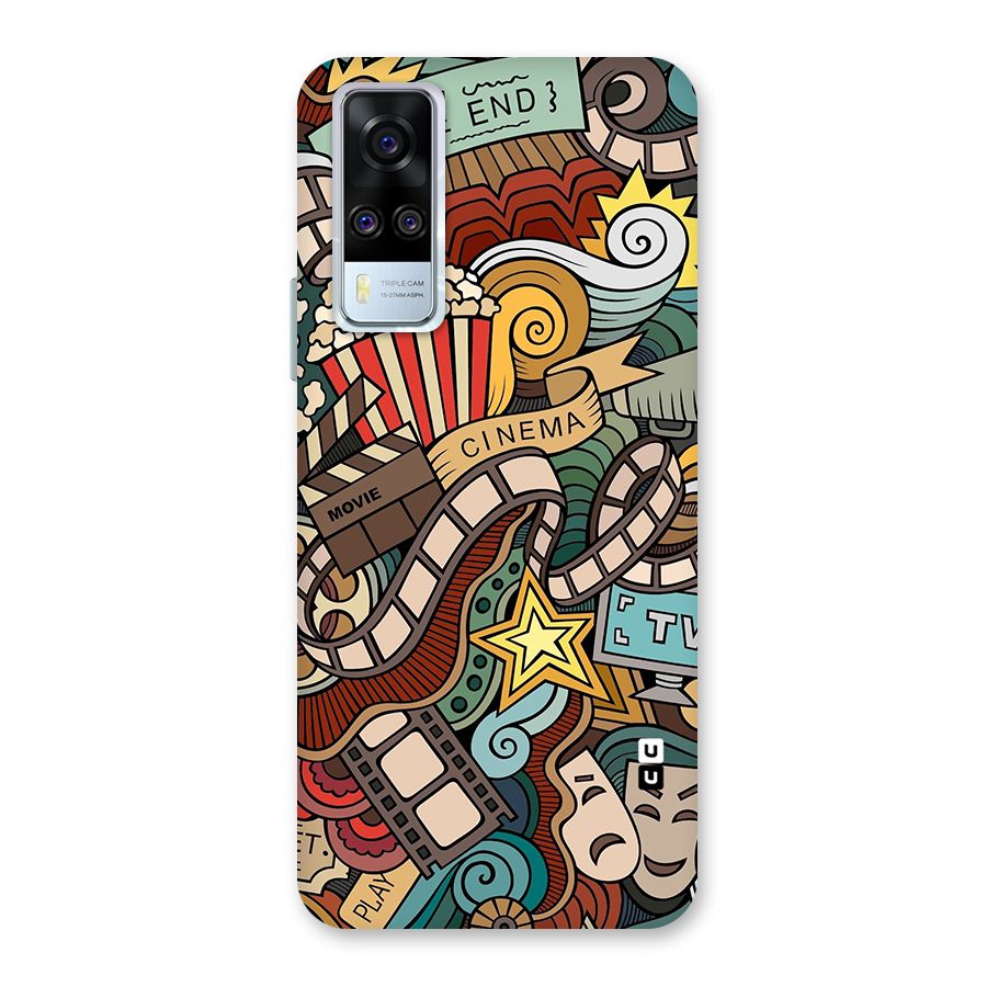 Retro Doodle Art Back Case for Vivo Y31