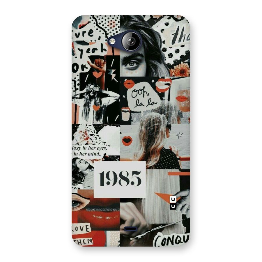 Retro Pattern Back Case for Canvas Play Q355