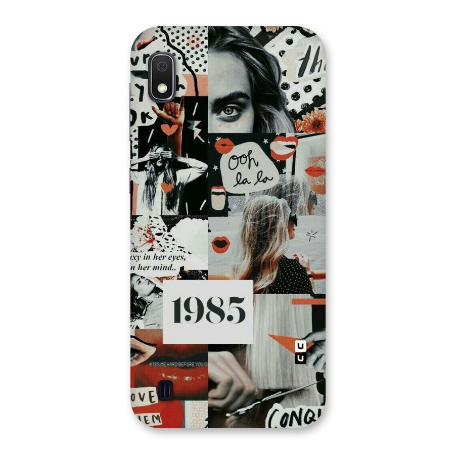 Retro Pattern Back Case for Galaxy A10