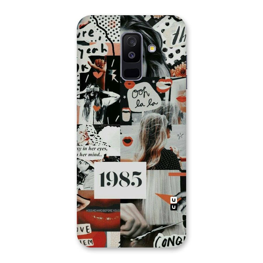 Retro Pattern Back Case for Galaxy A6 Plus
