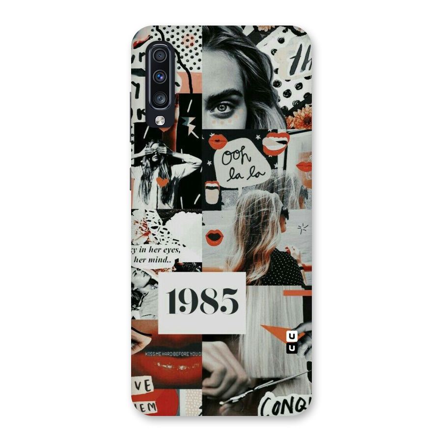Retro Pattern Back Case for Galaxy A70