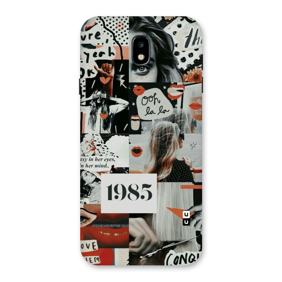 Retro Pattern Back Case for Galaxy J7 Pro