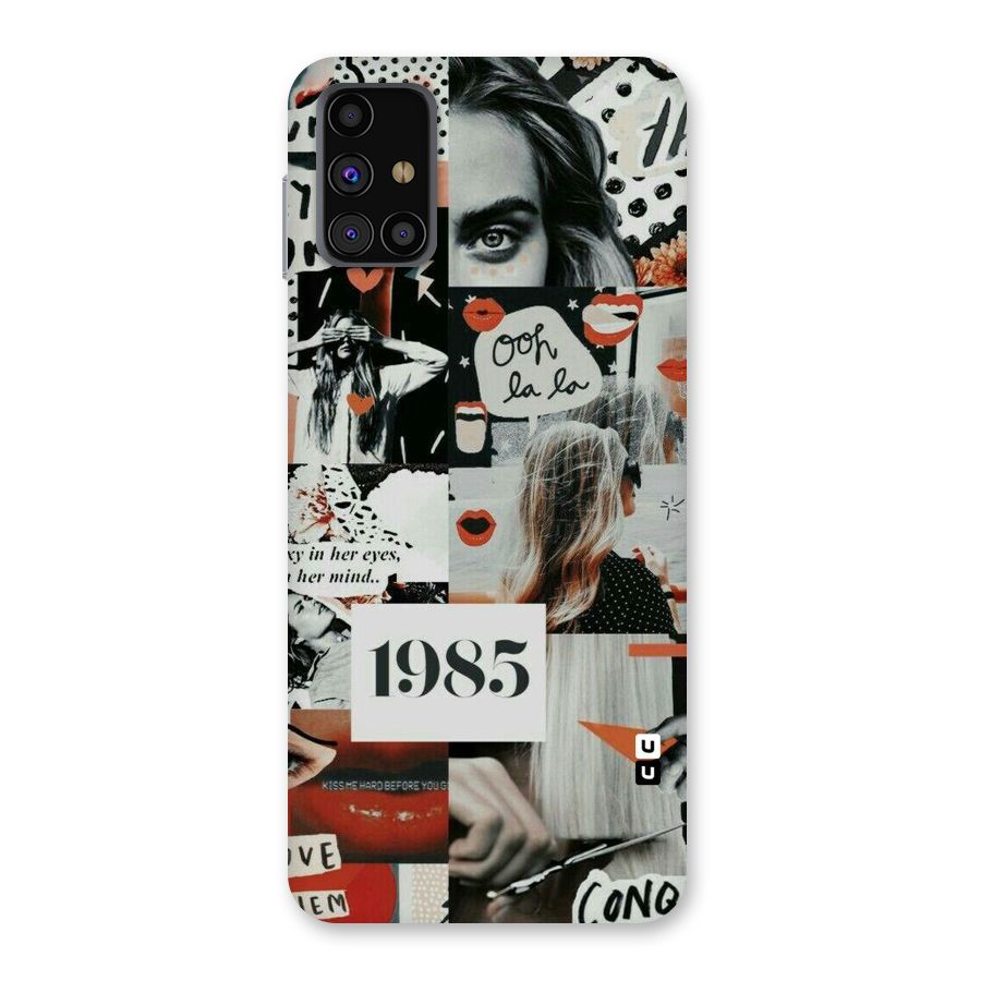 Retro Pattern Back Case for Galaxy M31s