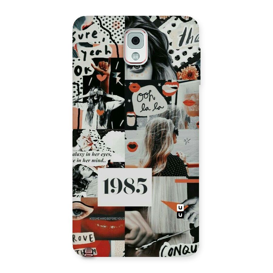 Retro Pattern Back Case for Galaxy Note 3